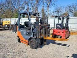 Salvage trucks for sale at Wilmer, TX auction: 2015 Toyota TA 8FGCU20 Forklift