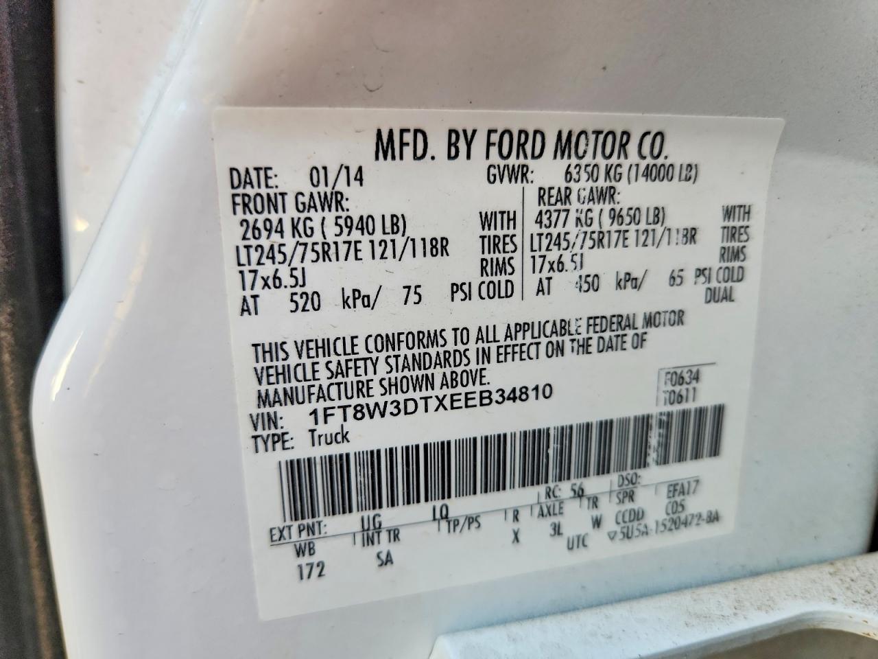 2014 Ford F350 Super Duty