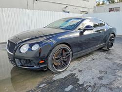 Bentley salvage cars for sale: 2015 Bentley Continental gt