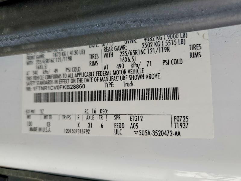 2015 Ford Transit 250 Delivery Van