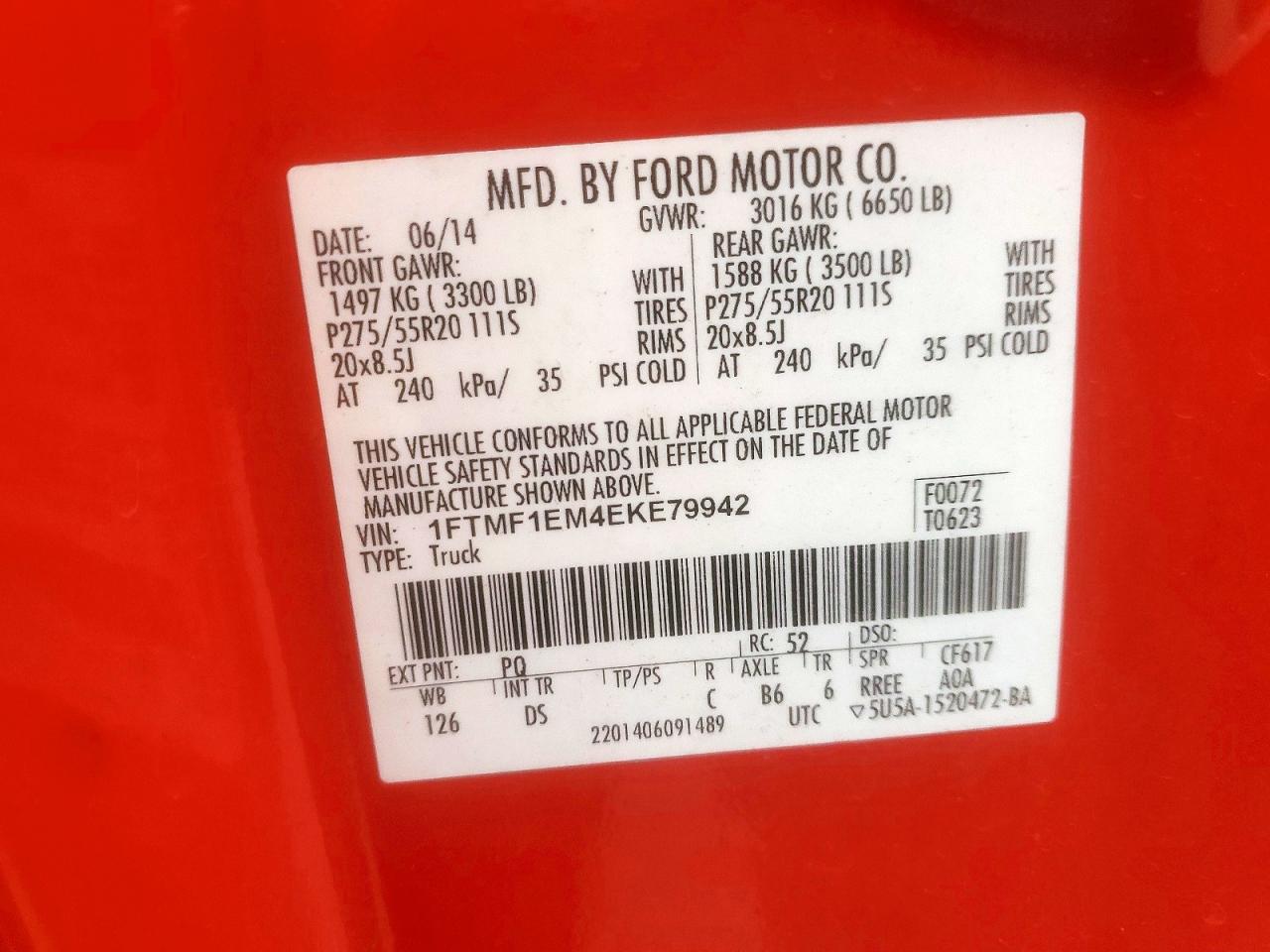 2014 Ford F150