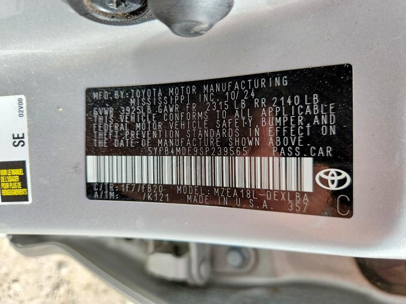 2025 Toyota Corolla le