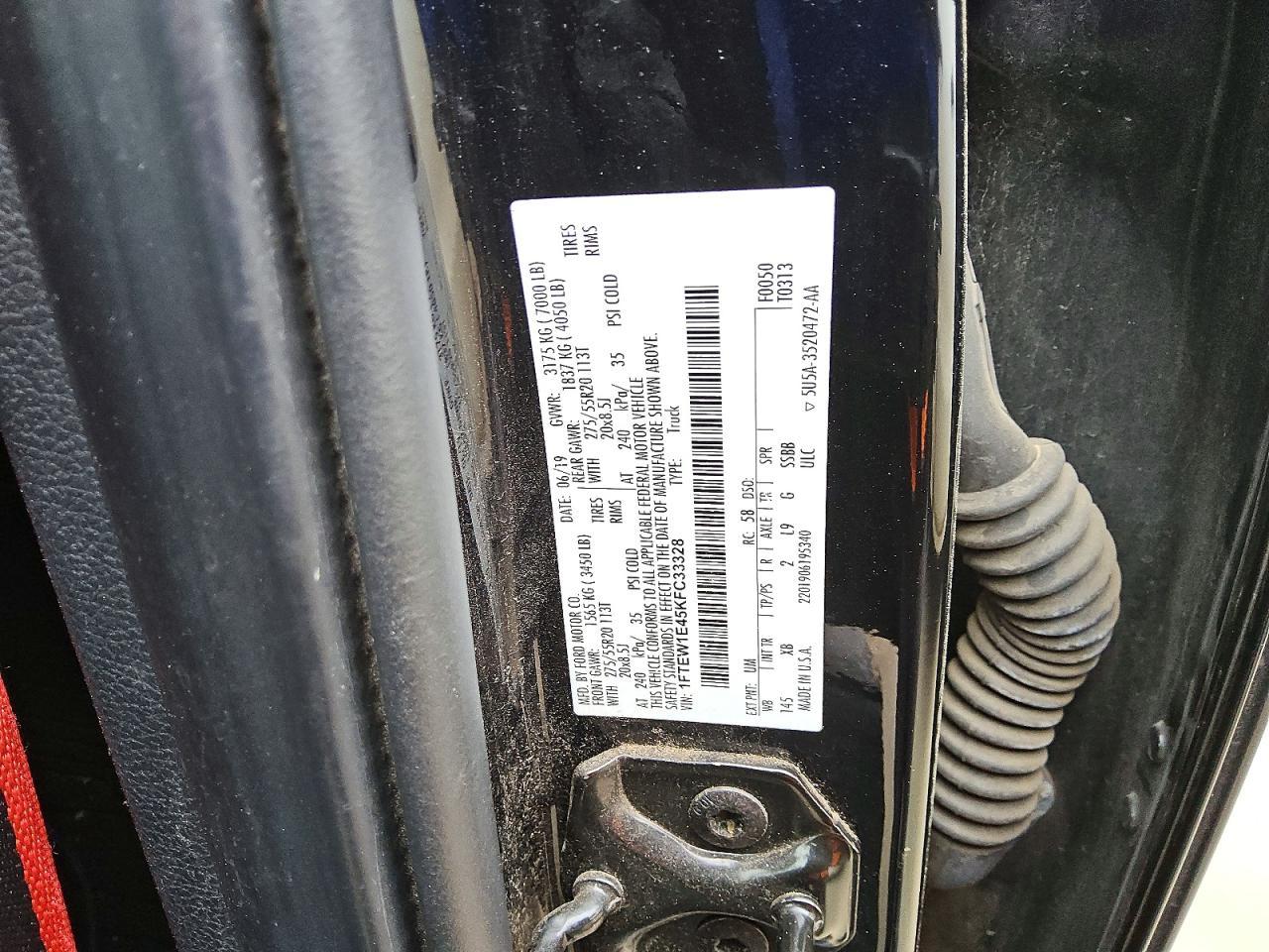 2019 Ford F150 Supercrew