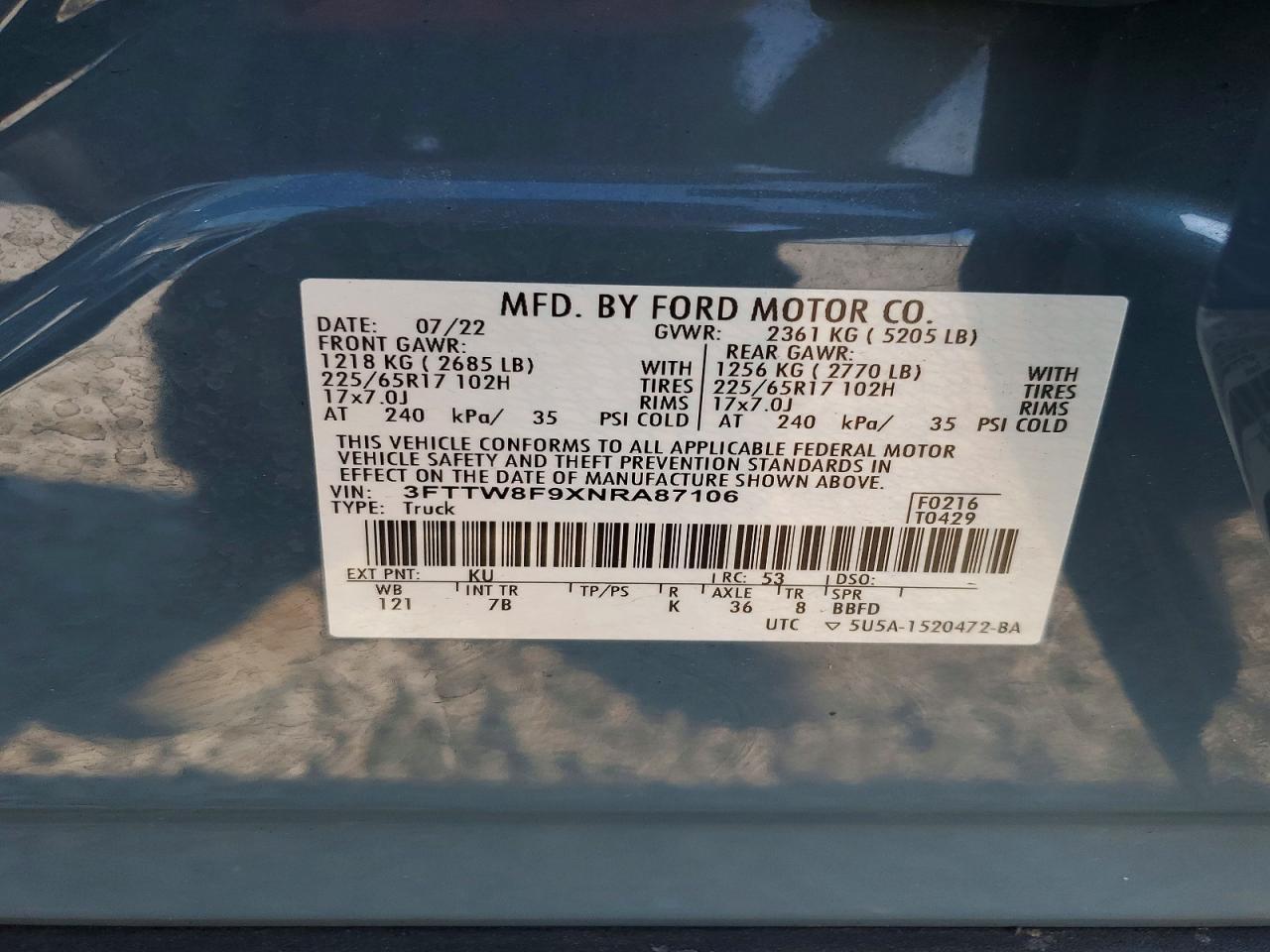 2022 Ford Maverick XL