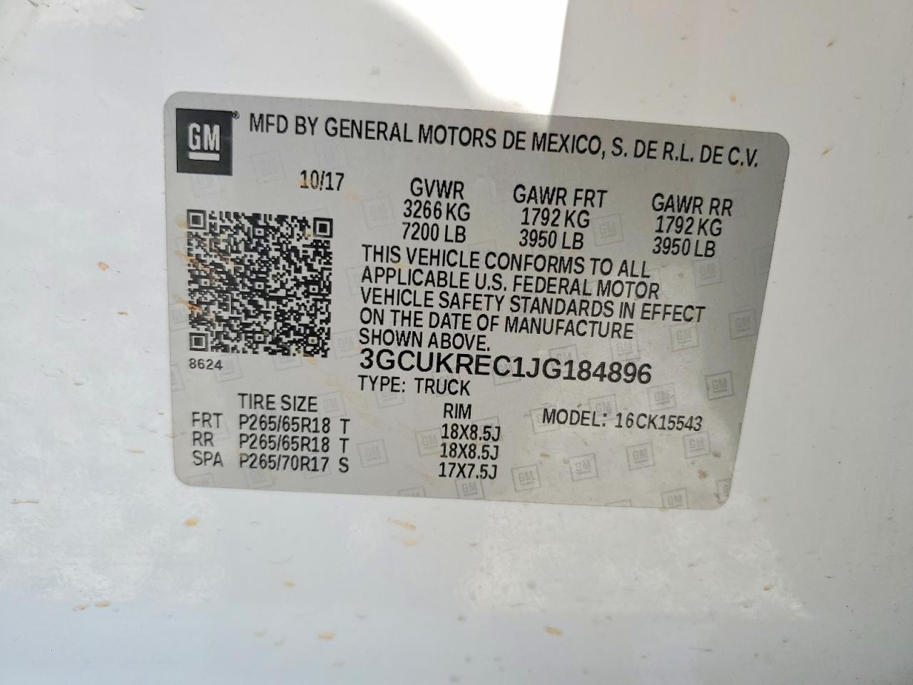 2018 Chevrolet Silverado K1500 LT