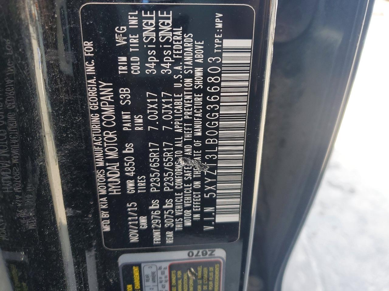 2016 Hyun Santa fe se 4D suv f
