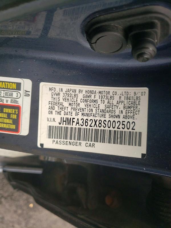 2008 Honda Civic Hybrid