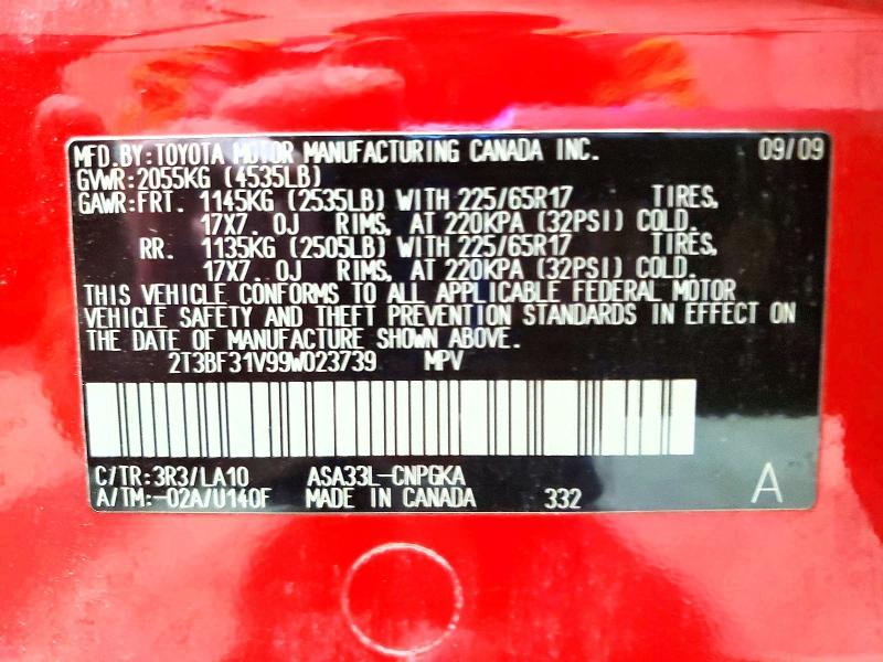 2009 Toyota Rav4 Limited