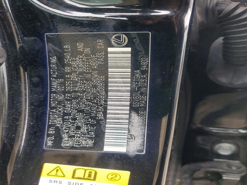 2016 Lexus Es 350 Base