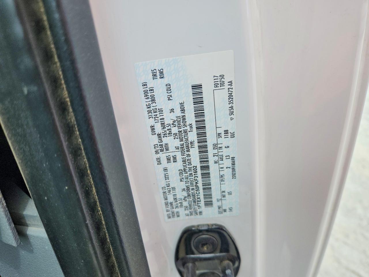 2023 Ford F150 Super Cab