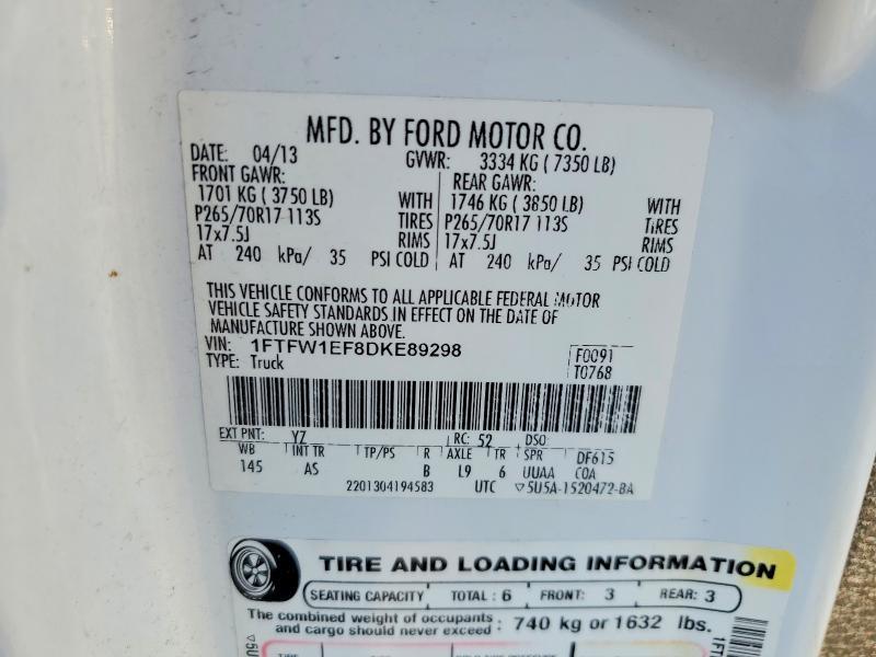 2013 Ford F150 Supercrew