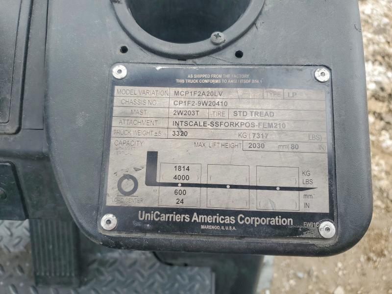 2015 Nissan 2015 Unicarriers MCP1F2A20LV Forklift