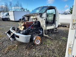 Salvage trucks for sale at Woodburn, OR auction: 2010 Ford F750 Super Duty Tank Truck