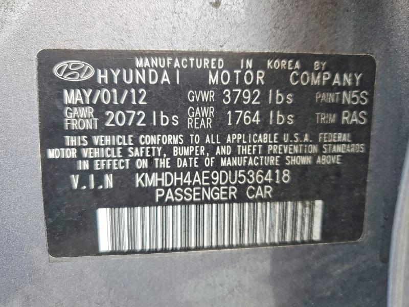 2013 Hyundai Elantra gls