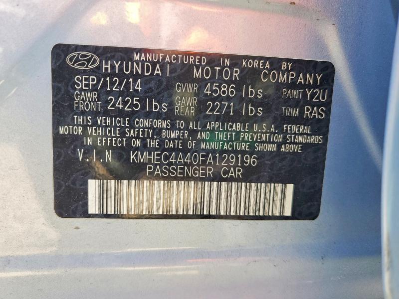 2015 Hyundai Sonata Hybrid Limited
