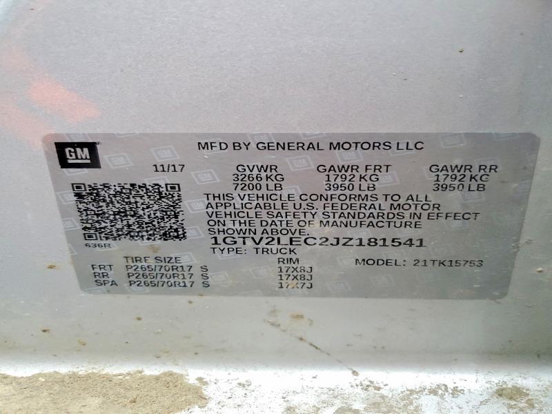 2018 GMC Sierra K1500