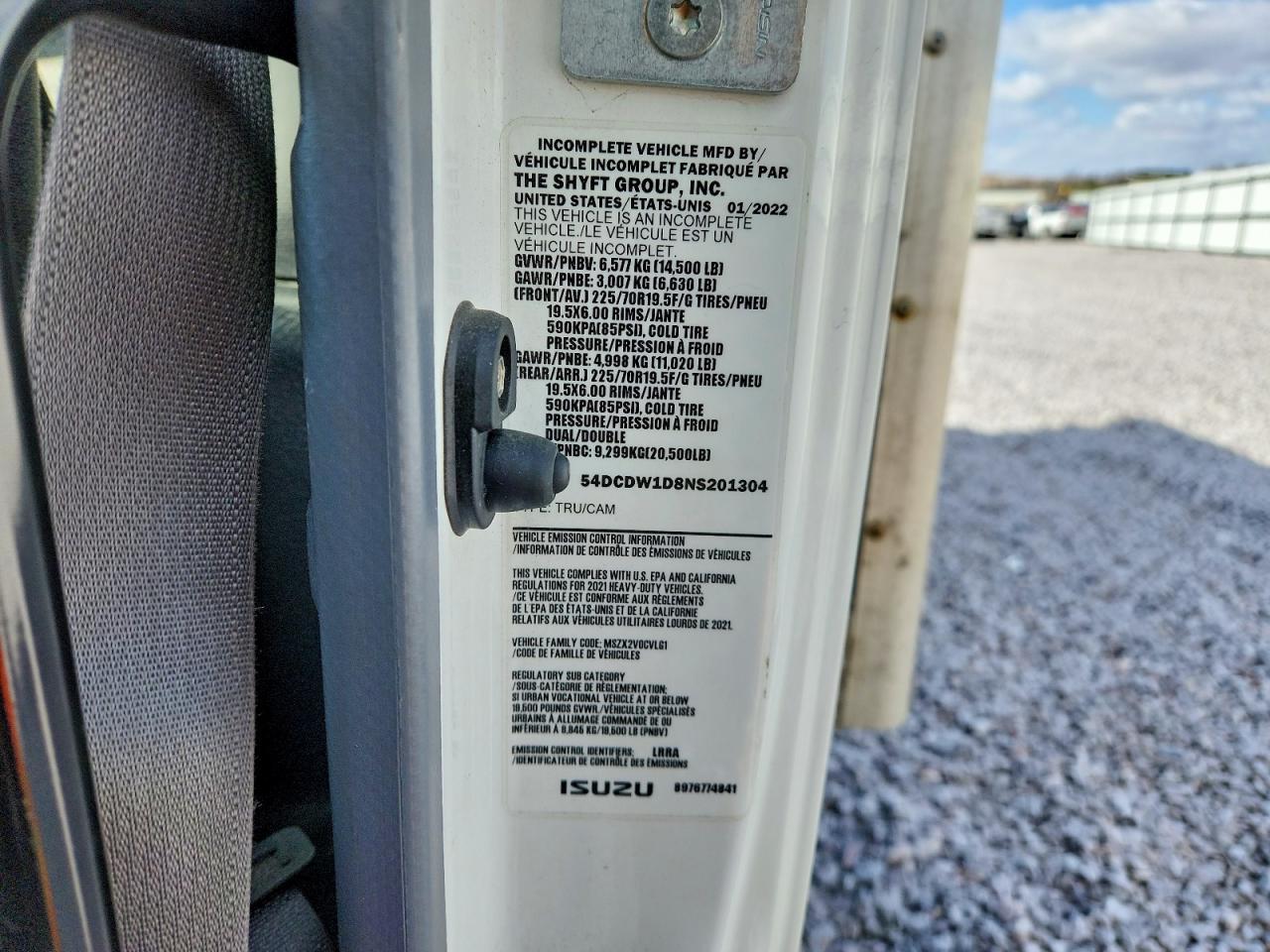 2022 Chev Rolet 4500 Delivery Truck