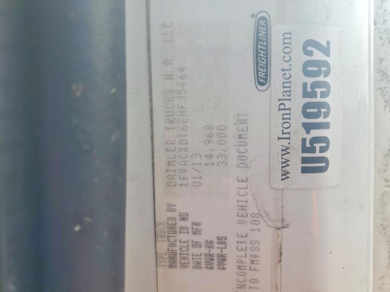 2014 Freigliner 2014 Freightliner Business Class M2 BOX Truck