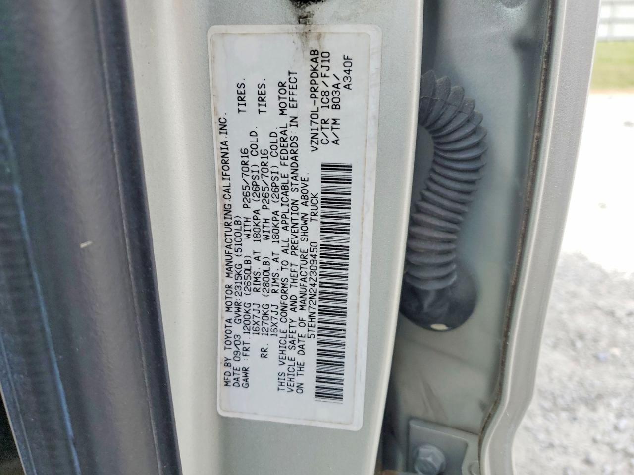 2004 Toyota Tacoma V6