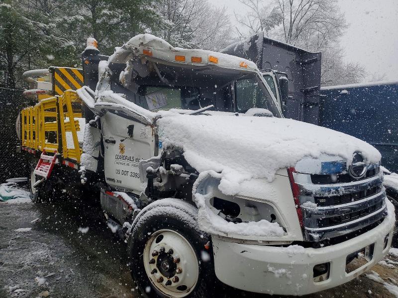 2020 Hino 258/268 Flatbed Truck  With Crash Attenuator