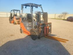 Salvage trucks for sale at Wilmer, TX auction: 2015 Toyota TA 8FGCU20 Forklift
