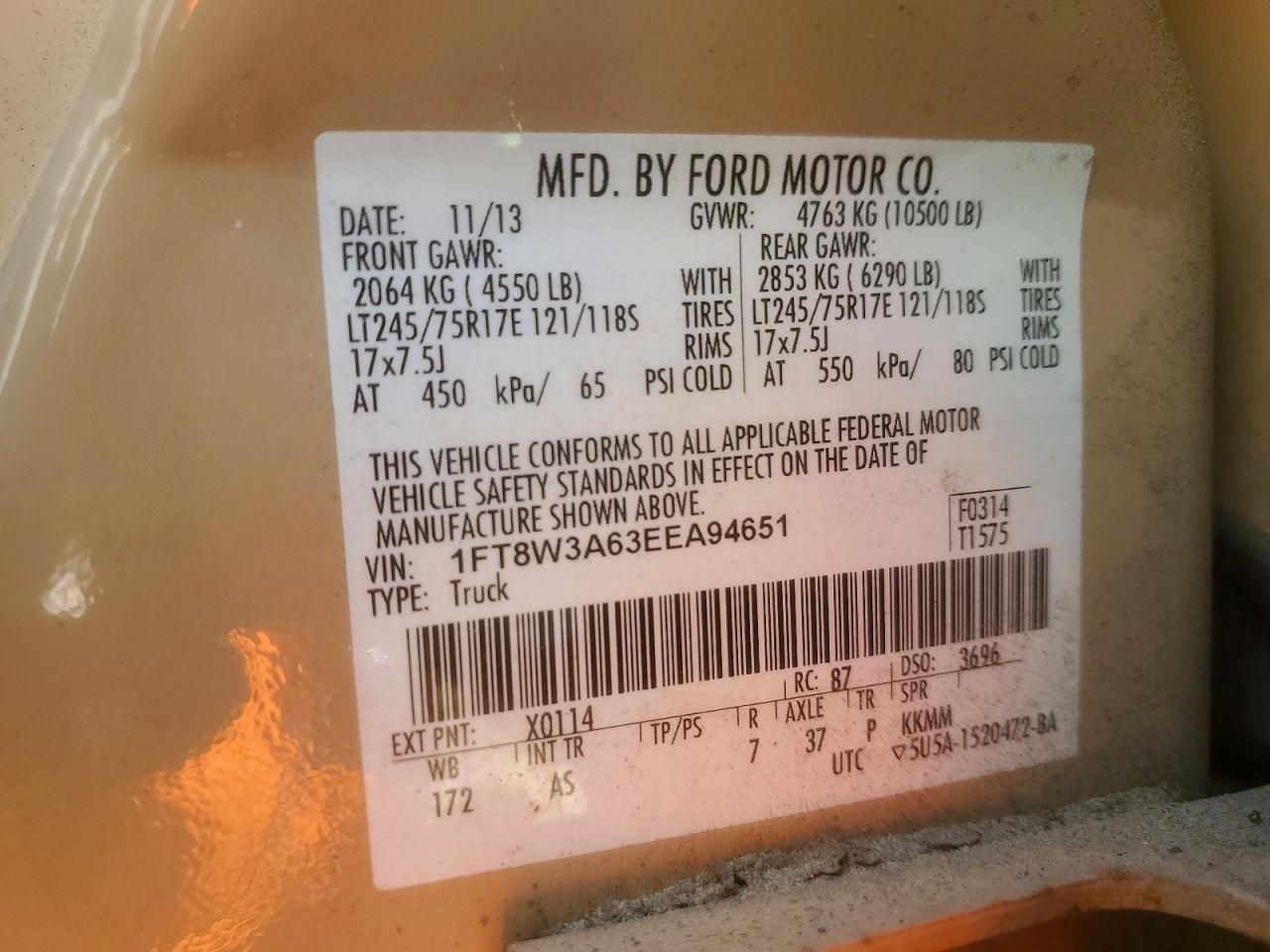 2014 Ford F350 Super Duty