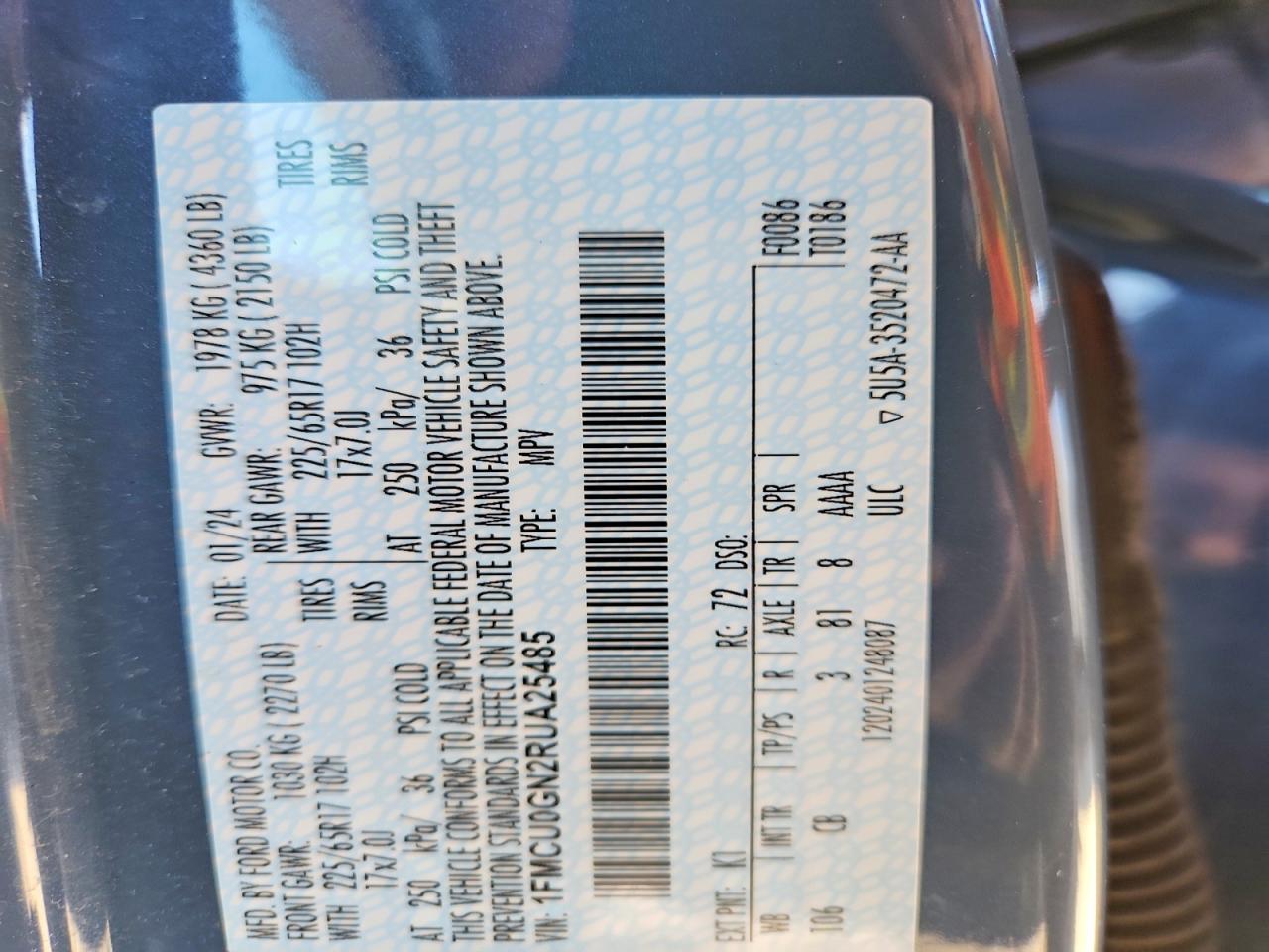 2024 Ford Escape Active