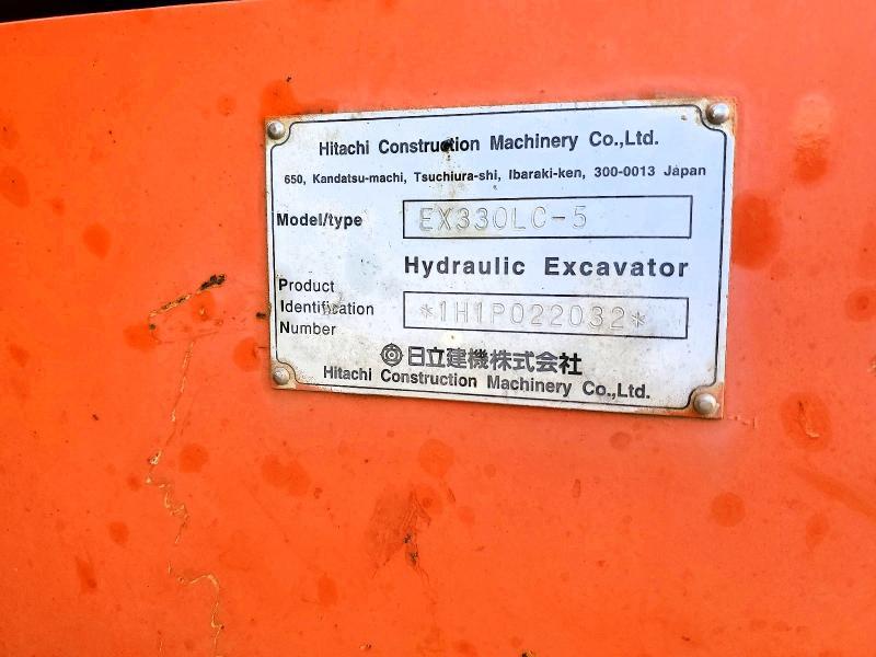 2000 Hitachi EX330LC-5 Excavator