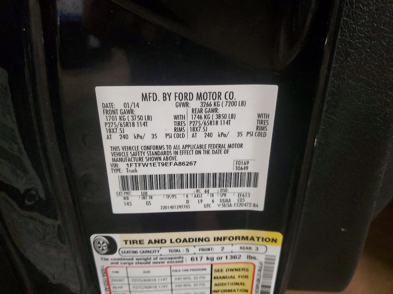 2014 Ford F150 Supercrew