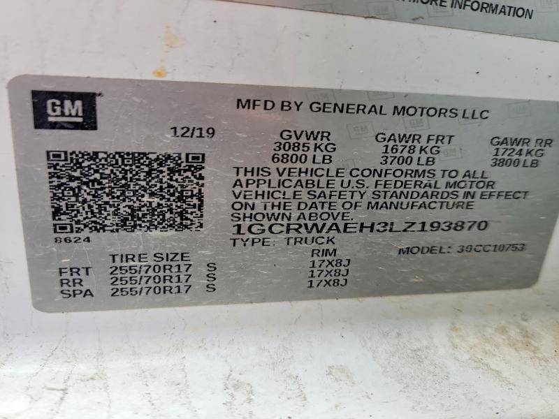 2020 Chevrolet Silverado C1500