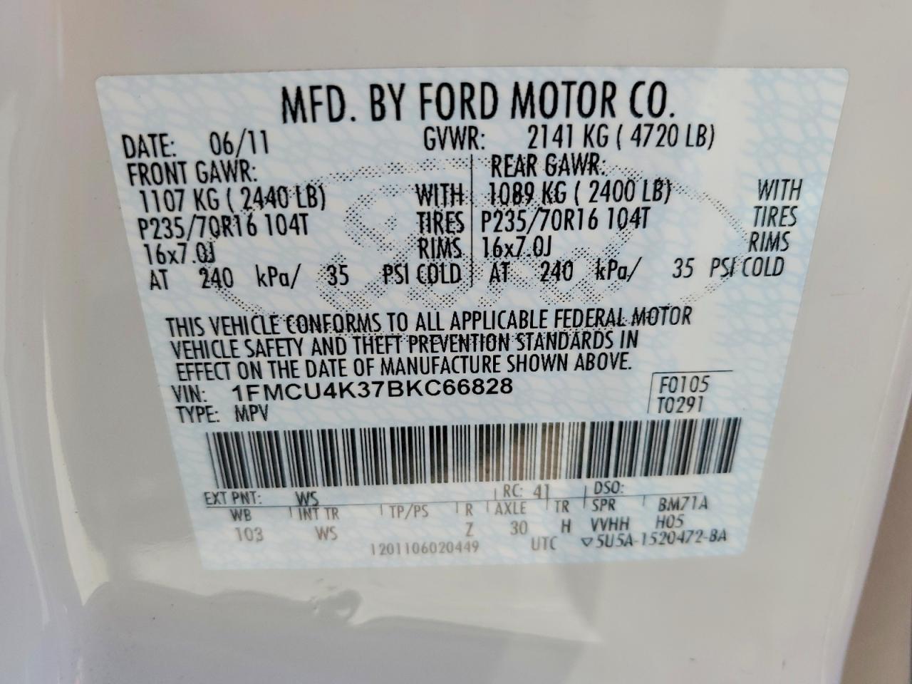 2011 Ford Escape Hybrid