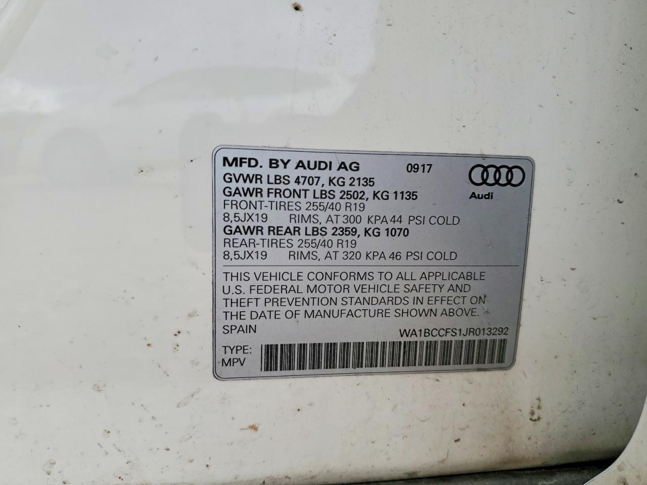 2018 Audi Q3 Premium