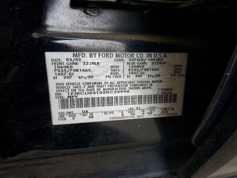 2002 Ford Escape xlt