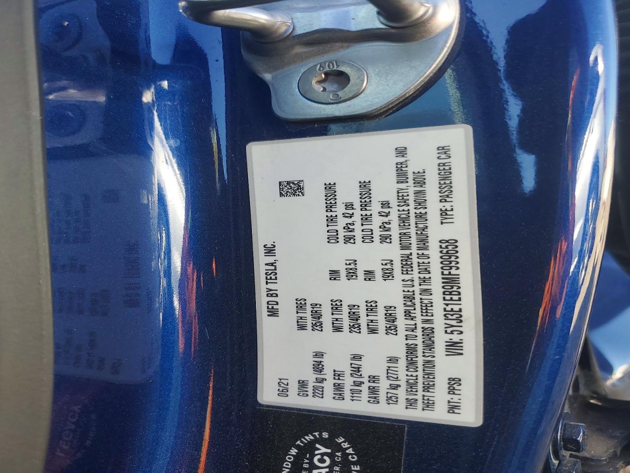 2021 Tesla Model 3