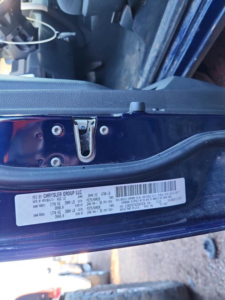 2012 Dodge RAM 1500 SLT