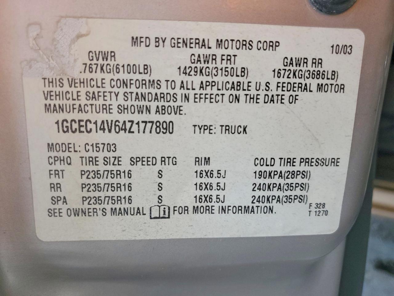 2004 Chevrolet Silverado C1500