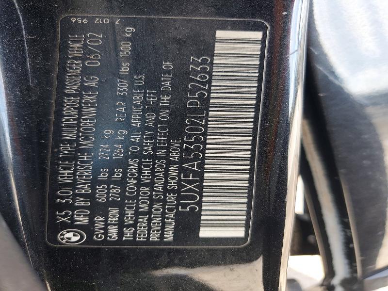 2002 BMW X5 3.0i