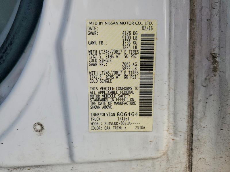 2016 Nissan NV2500 Delivery Van