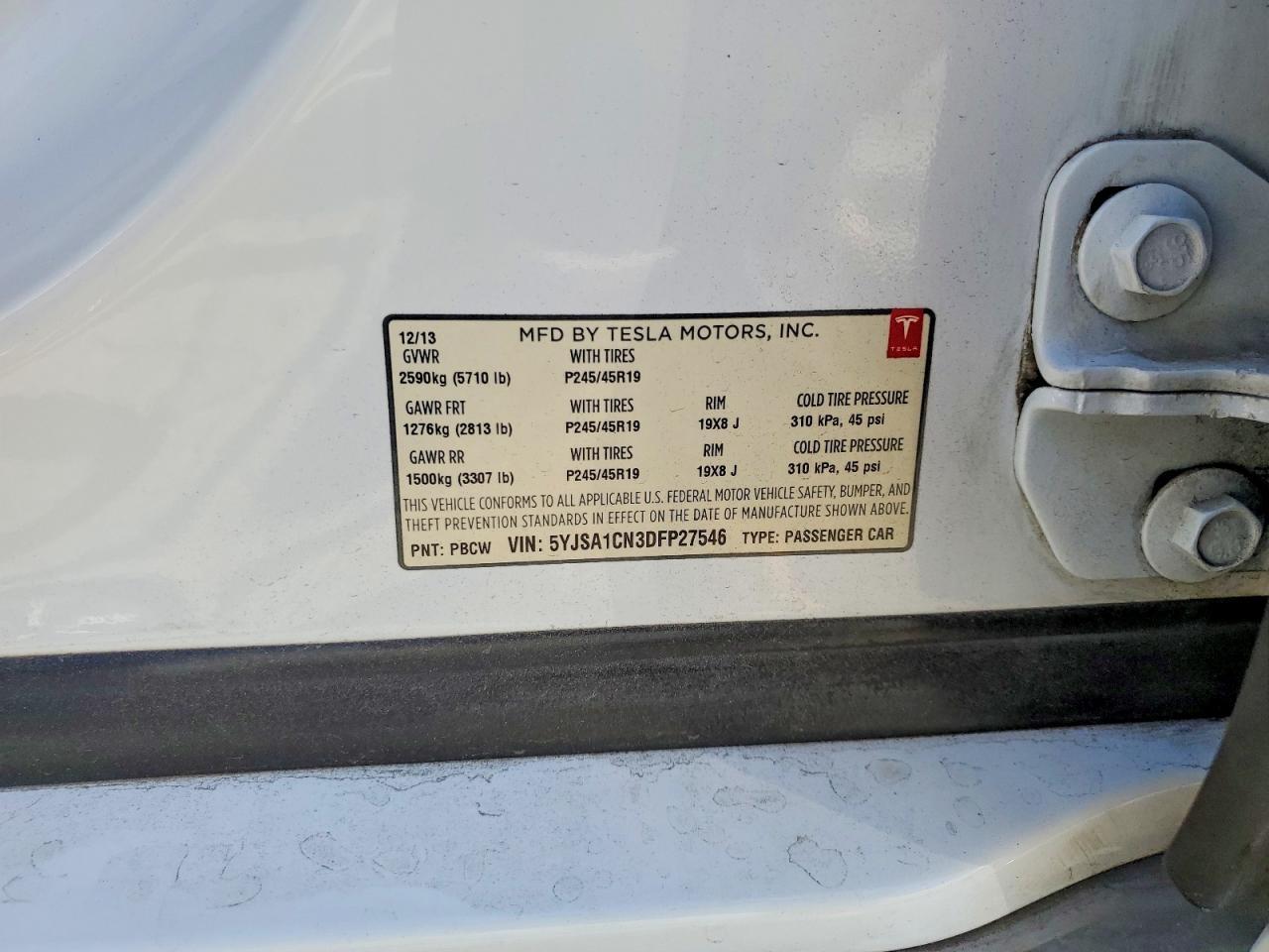 2013 Tesla Model s
