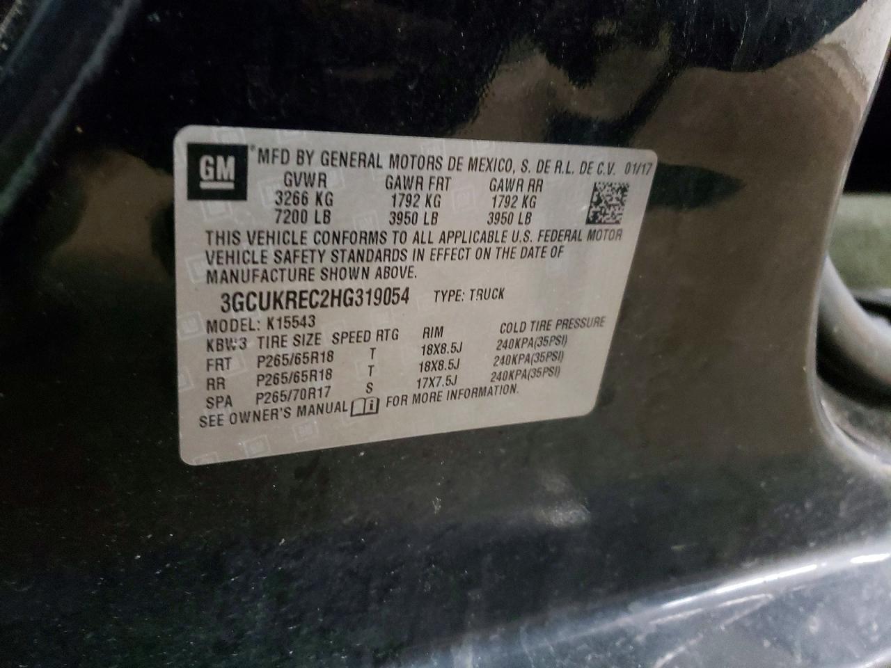 2017 Chevrolet Silverado K1500 LT