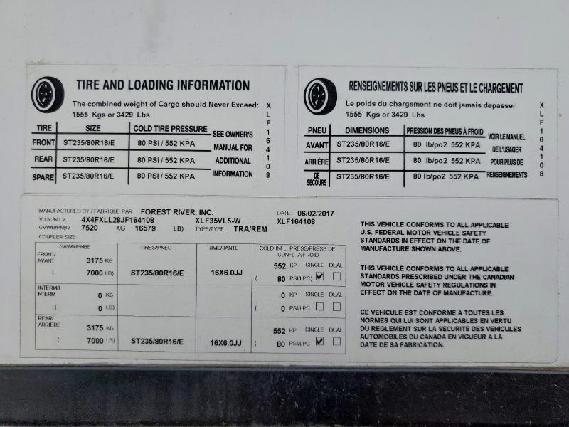 2018 Foresriver 2018 Forest River XLR Nitro Camper