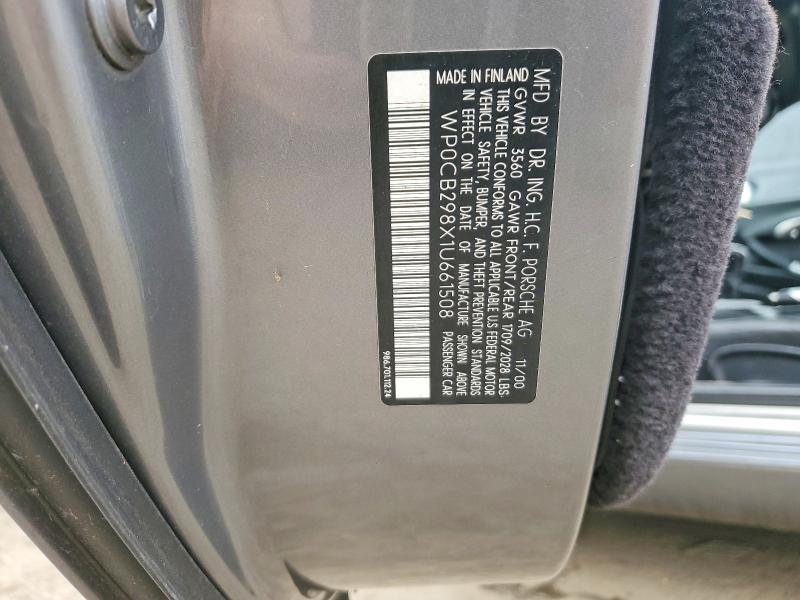 2001 Porsche Boxster s