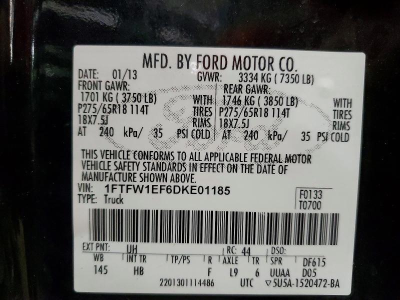 2013 Ford F150 Supercrew