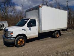 Salvage trucks for sale at Northfield, OH auction: 2014 Ford E350 BOX Truck