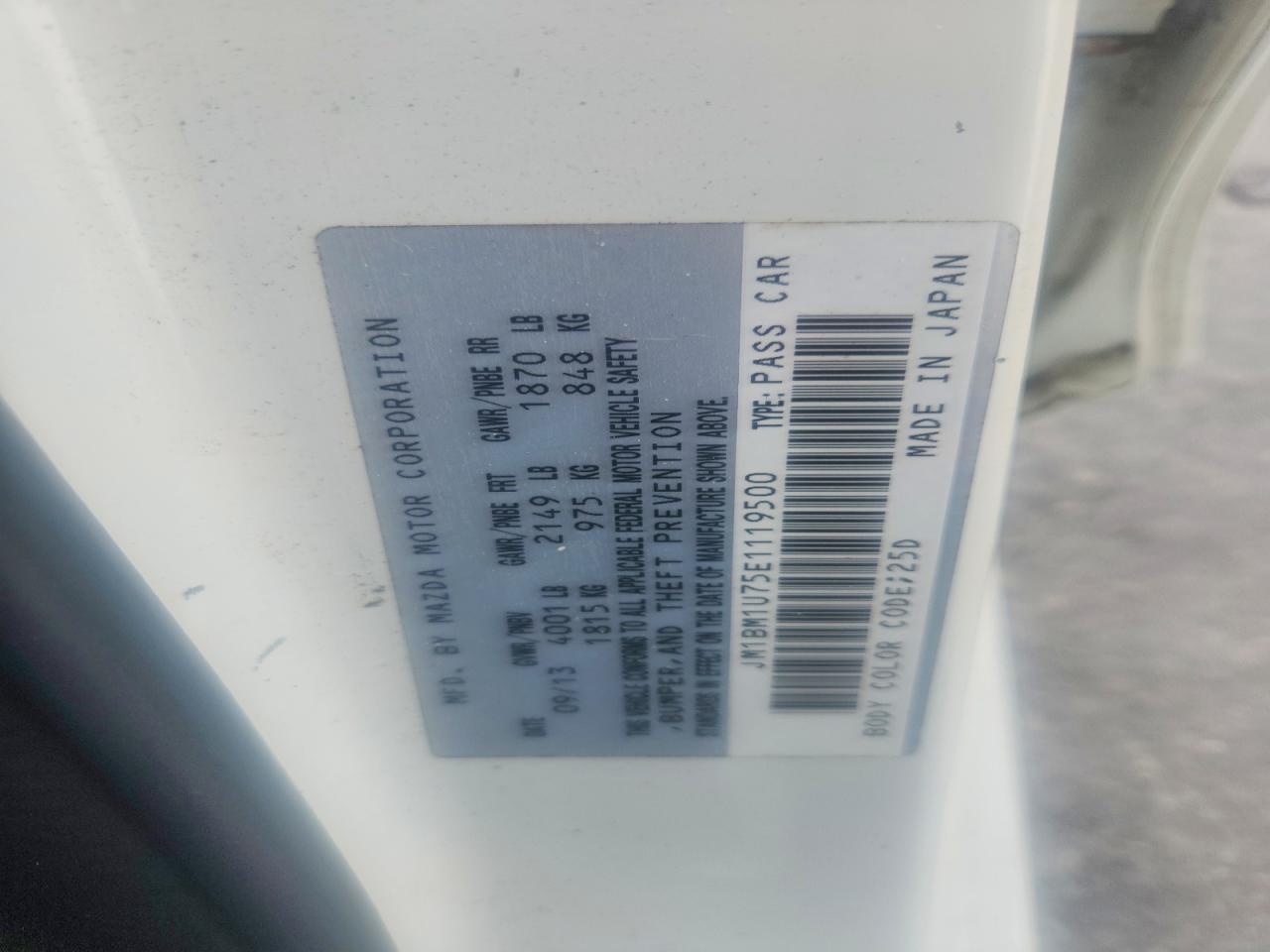2014 Mazd 3