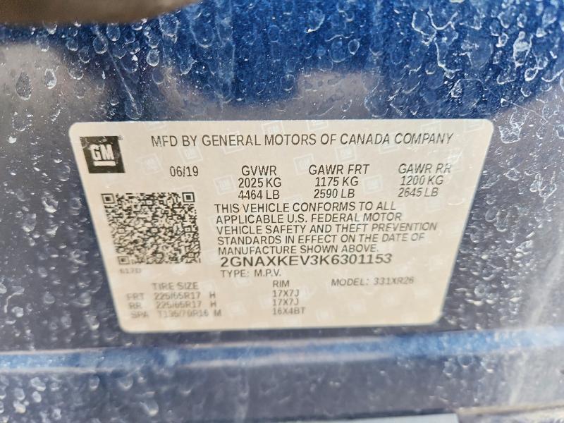 2019 Chevrolet Equinox lt