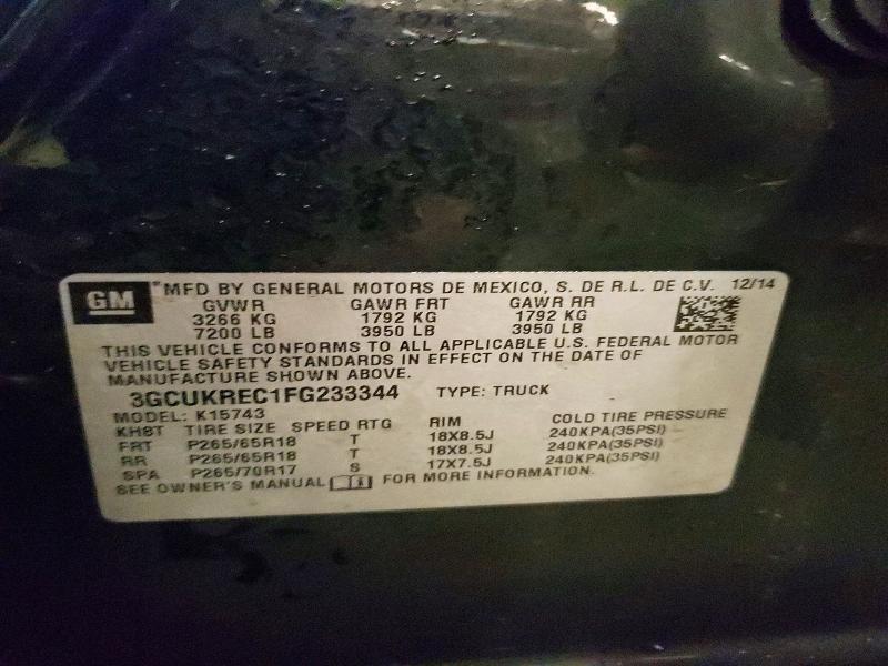 2015 Chevrolet Silverado K1500 LT
