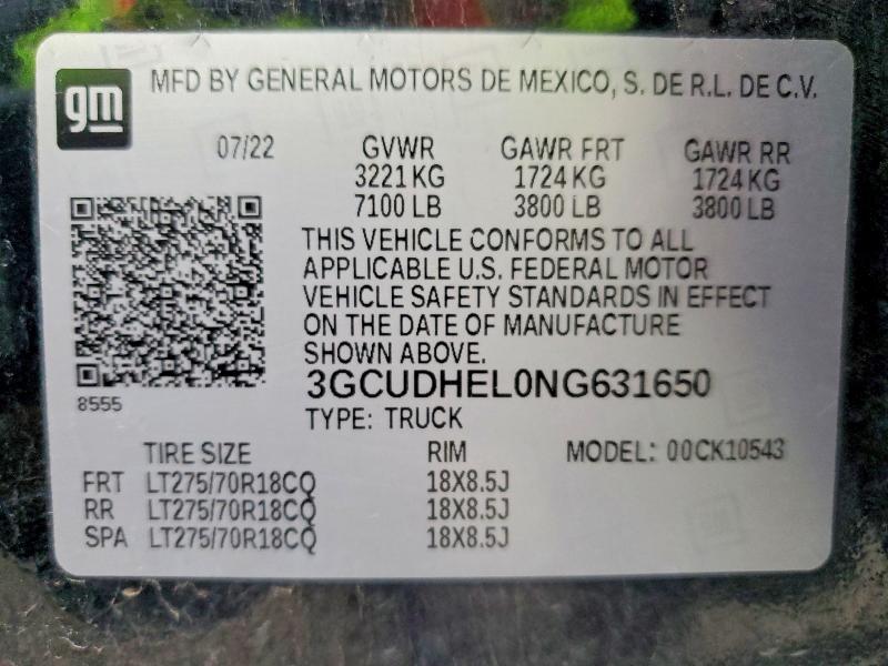 2022 Chevrolet Silverado K1500 ZR2