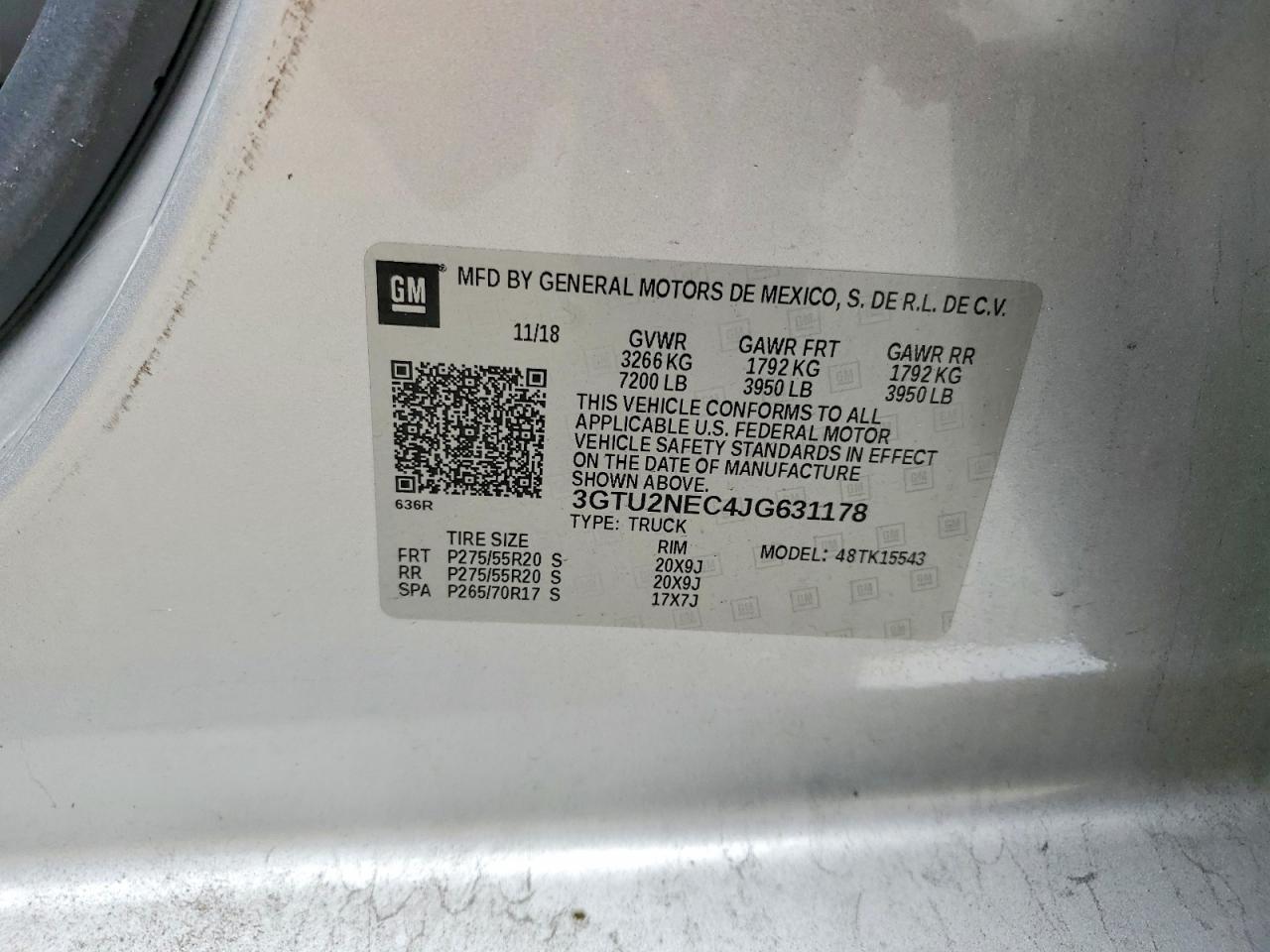 2018 GMC Sierra K1500 SLT