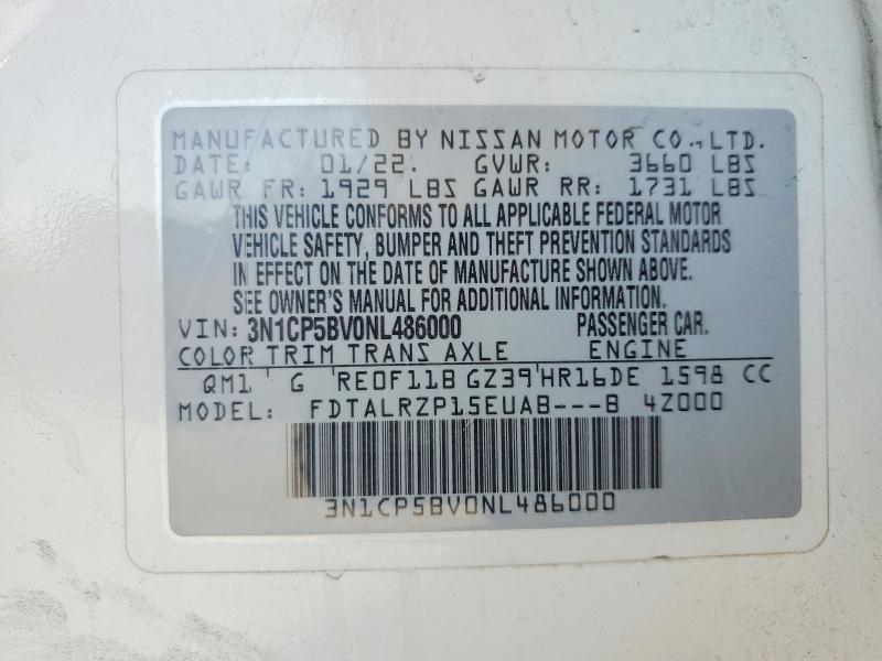 2022 Nissan Kicks s
